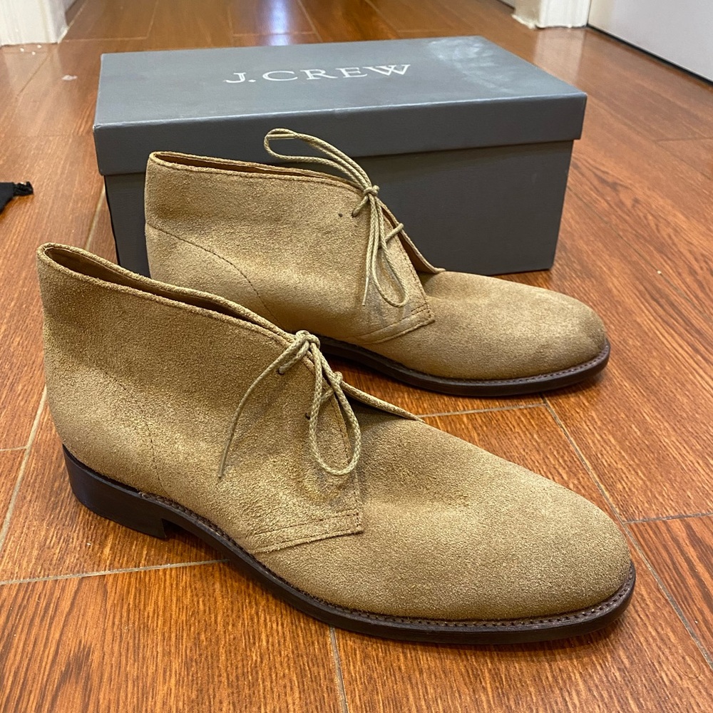 NEW IN BOX J. Crew Bennett Chukka Suede Boots